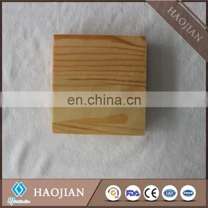 4 Recess Beautiful Solid Wood Coaster Holder, Square Wooden Base of Coaster thumbnail-2