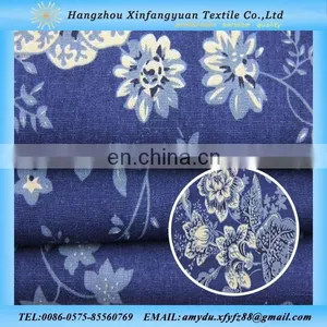 Wholesale Linen Cotton Blend Printed Fabric thumbnail-1