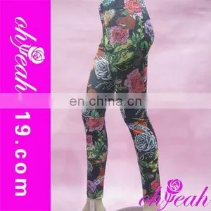 Ladies Digital Print Fitness Leggings thumbnail-1