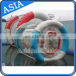 High Quality Inflatable Water Wheel With Metal Frame thumbnail-1