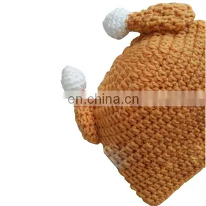 Thanksgiving Knit Crochet Turkey Hat thumbnail-3