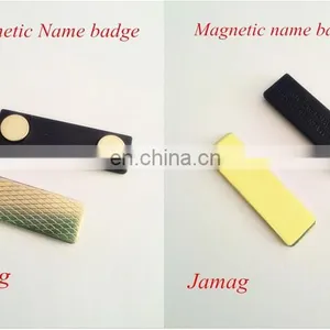 Custom Made Name Badge With Safety Magnet thumbnail-1
