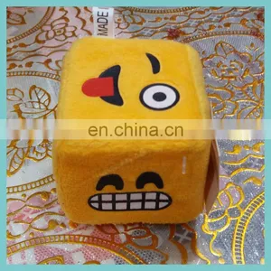6cm Plush Emoji Dice Keychain thumbnail-2