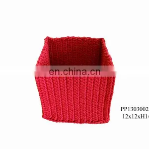 Handmade pp Crochet Basket thumbnail-1