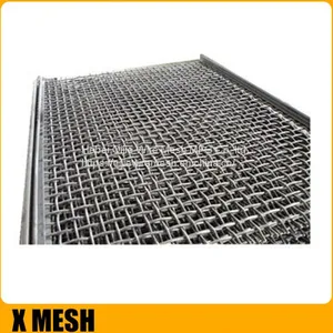 65mn Crimped Wire Mesh Woven Screen Crusher Vibrating Screen Mesh Customized Hook Vibrating Sieve thumbnail-2