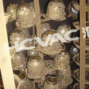 Ceramic Cup Gold PVD Coating Machine/Ceramic Teapot Vacuum Coating Machine (HCVAC) thumbnail-4