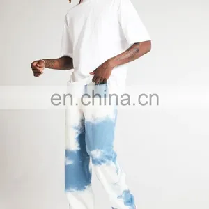 DiZNEW Oem Super Fly Sky Blue Cotton Denim Jeans For Man thumbnail-7