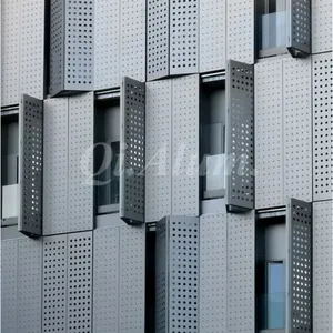 Aluminum Veneer Manufacturers Selling Specifications Hollow Aluminum Veneer Curtain Wall Punching Customization thumbnail-2