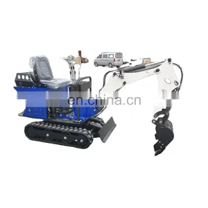 08 Ton Mini Excavator Machine Excavator Operator Attachments thumbnail-2