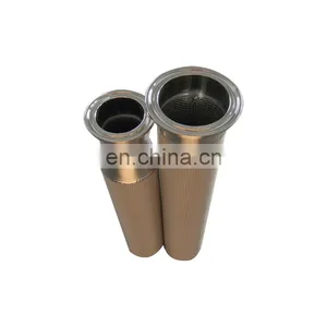 200 Micron 304 316L Stainless Steel Sintered Powder Filter Cylinder Pleated Candle Filter thumbnail-2