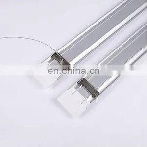 18W Industrial Modern Strip Shaped Ceiling Light Silver Office Hanging Indoor Lamp thumbnail-3