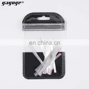 2021 New Arrival Custom Label Nail Supply 57mm 100pcs/bag Fiberglass Nails Extension UV Acrylic Builder Nail thumbnail-1