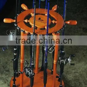 Fishing Rod Rack /18 Rod Wheel Rack thumbnail-2
