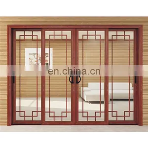 2019 New Wood Grain Aluminum Sliding Windows Dnd Doors Design thumbnail-1