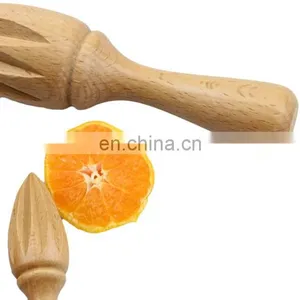 Lemon Squeezer Creative Wooden Manual Juicer, Lemon Orange Juicer Hand Juice Lemon Squeezer thumbnail-5