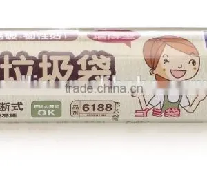 HDPE/LDPE Plastic T-shirt Bag on Roll thumbnail-1