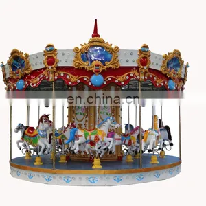 Amusement Antique Carousel Ride Kiddie and Adult Carousel for Sale thumbnail-5