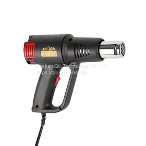 QR 83C Qili Two Wind Speed Adjustment Air Spray Gun Mini Portable Hot Air Gun Soldering Station 1.Double Heating Wire Design Imported From Germany 2.Grille Air Outlet, Air Supply With Uniform Temperature 3.High Quality Motor Imported From Japan 4.PVC po thumbnail-2