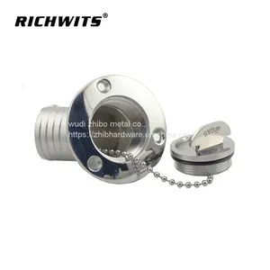 Stainless Steel 316/304 45 Degree Deck Filler With Clamshell thumbnail-4