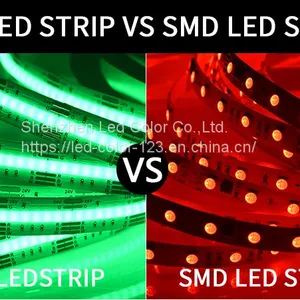 Custom LED COB High Flexibility DC24V 20W/M White PCB RGBW COB LED Strip Lights thumbnail-3