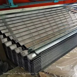 Hot Dipped Galvanized Wave Steel Sheet Corrugated Roofing Sheet Soundproof Roofing Sheet thumbnail-4