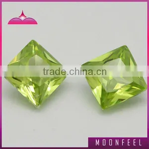 Princess Cut Square Cubic Zirconia Color Change cz Synthetic Gemstones thumbnail-1