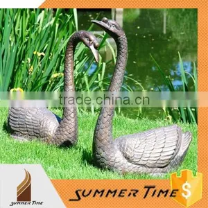 Bronze Life Goose Sculpture for Gadern Decoration thumbnail-1