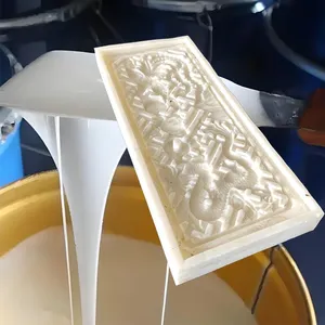 Replication Mold for AB Liquid Silicone Rubber Castings White 25A Shore Use More Times thumbnail-3