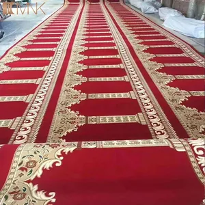 Yamei Lagend Red Color Machine Made Prayer Carpets thumbnail-1