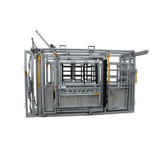 High Quality Cattle Chute Crushes Cattle Squeeze Crush for Fencing Trellis & Gates thumbnail-2