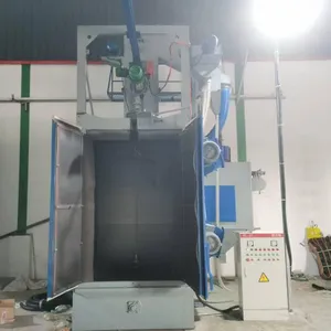 Single Double Track Fitness Equipment, Pipe Fittings, Welding Parts, Rust Removal, Shot Blasting Sandblasting Machine thumbnail-3