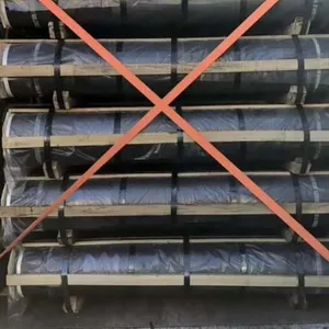 Carbon Graphite Electrode With Nipples RP HP UHP 750mm 700mm 650mm 600mm 550mm 500mm 450mm 400mmCustomized Dia 800-1400mm thumbnail-1