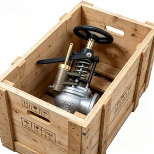 JIS F7399 Cast Steel Angle Pneumatic Quick Closing Valve With Mill Test Report thumbnail-3
