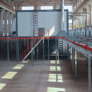 Automatic Electrostatic Powder Coating Line, 380V, 16-Gun System, 30m/min Chain Speed, PLC thumbnail-5