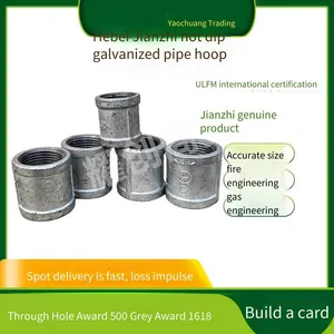 Hebei Jianzhi Foundry Brand Malleable Iron Pipe Fittings for Gas Pipes, Discounts for Bulk Orders, Quality Guaranteed thumbnail-1