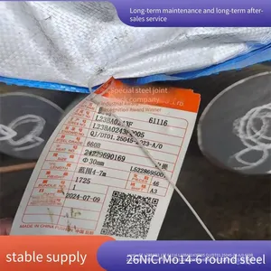 Round Steel for German Standard Power Station Steam Turbine 26nicrmo14-6, European Standard Rotor Bolt 1.6958 Alloy Round Bar thumbnail-5