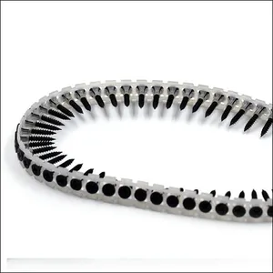 Auto-feed Screws for Drywall Installation With Plastic Strip, Fine Thread, Black Phosphate, 25mm 35mm 40mm, Ideal for Commercial Drywall Projects thumbnail-4