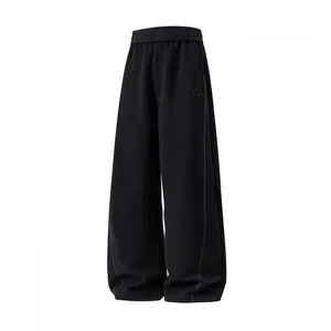 Men’s Cotton-Blend Wide-Leg Sweatpants thumbnail-2