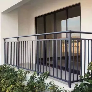 Easy-to-Assemble Zinc Steel Outdoor Garden Fence 2m Courtyard Guardrail thumbnail-5
