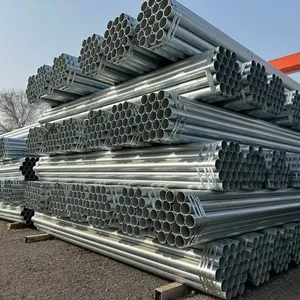 China Supplier Hot Dip Galvanized Steel Pipe GI Pipe Threaded End Schedule 40 Galvanized Tube For Water Gas System thumbnail-2
