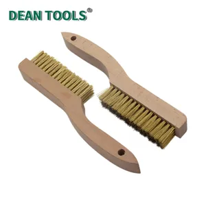 Non-Sparking Bent Handle Brush Shoe Handle Spark-Free Surface Cleaning for Hazardous Industrial Environments thumbnail-2