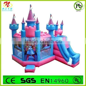 2014 High Quality PVC Cheap Princess Theme Inflatable Castle For Kids thumbnail-1