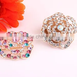 Corsage Wholesale Noble Scarf Buckle Crystal Brooch thumbnail-1