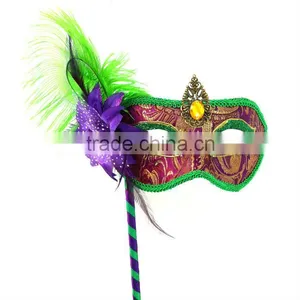 Female Stick Masquerade Masks thumbnail-1
