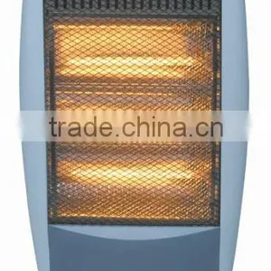 3heating 1200W CE/GS/ROHS Safety Tip Over Swtich Wide Angle Oscillating Function Electric Heater Halogen Heater for Home thumbnail-1