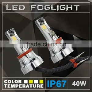 Korea Chip 6000k 3000k LED Brightest Car Fog Light Bulbs thumbnail-1