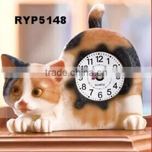 RYP5148 Cat Clock thumbnail-1