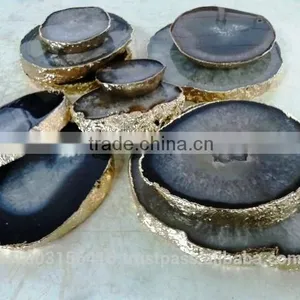 Agate Gold Coasters thumbnail-2
