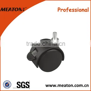 Plate Swivel Caster Wheel With Brake thumbnail-3