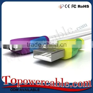 Wholesale Phone Accessories Led Light Usb 2.0 Data Transfer Cables Wires thumbnail-5